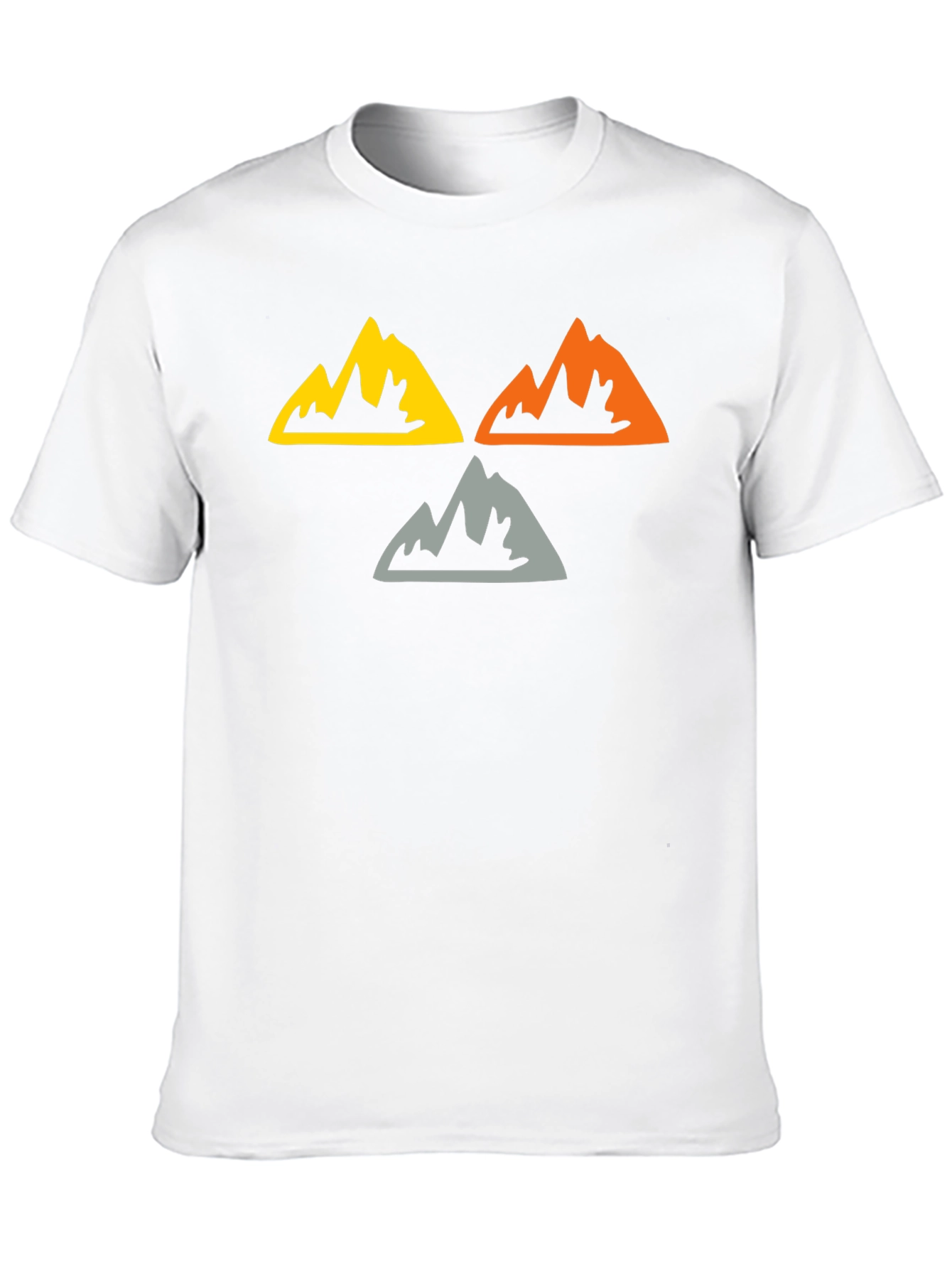 Mountain Peaks Graphic Tee - Black