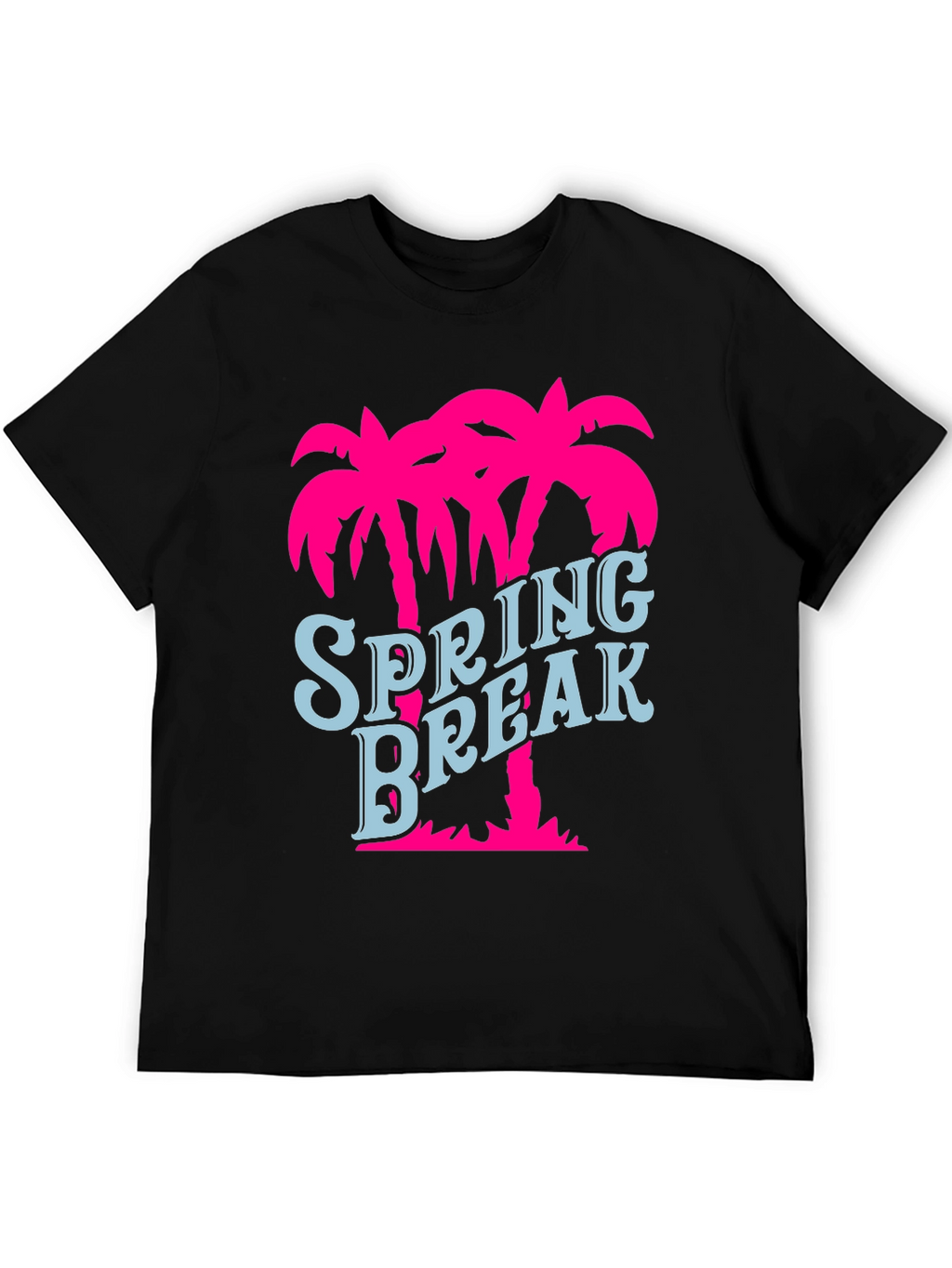 Spring Break Palm Tree Graphic Tee