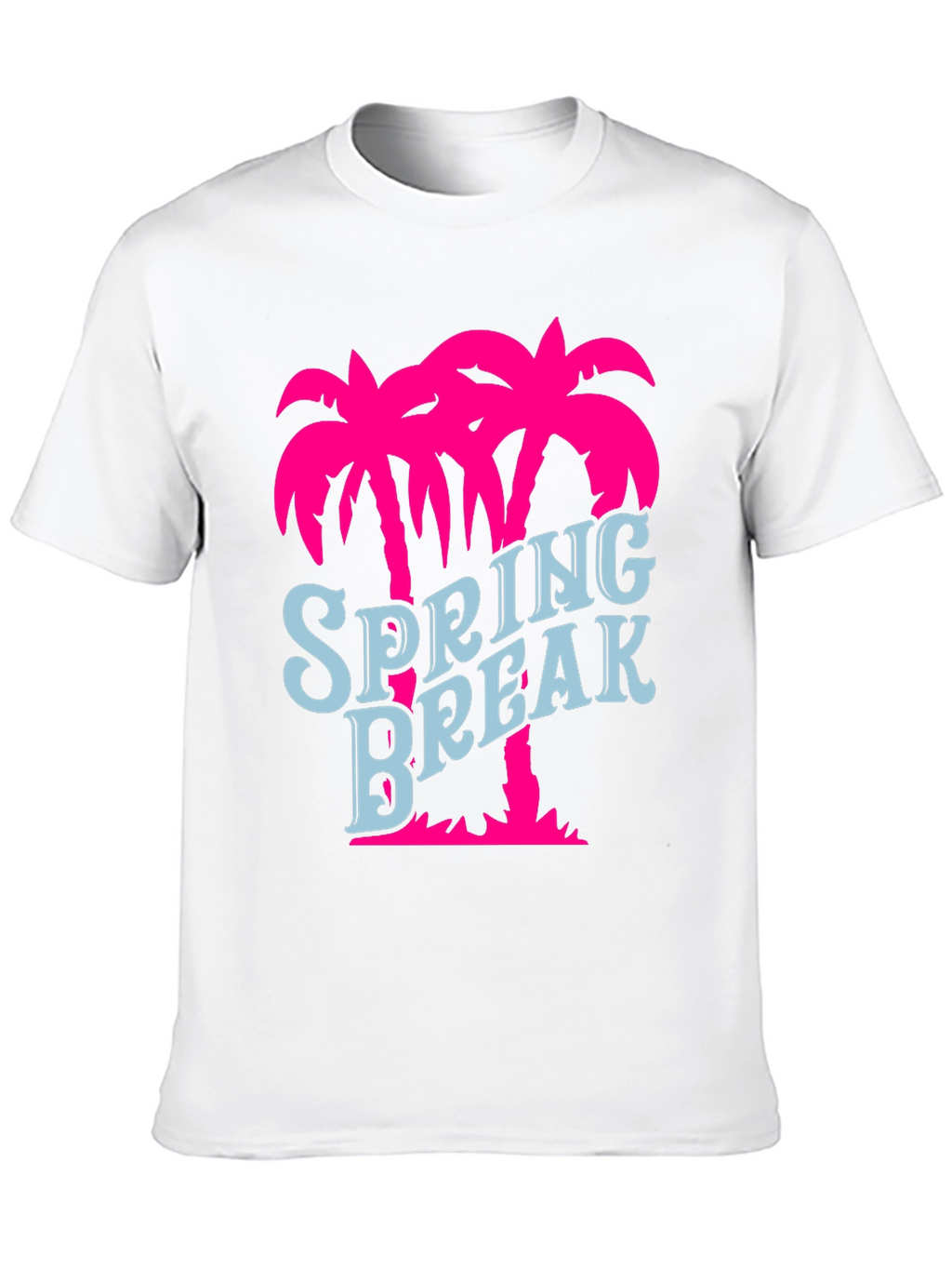 Spring Break Palm Tree Graphic Tee