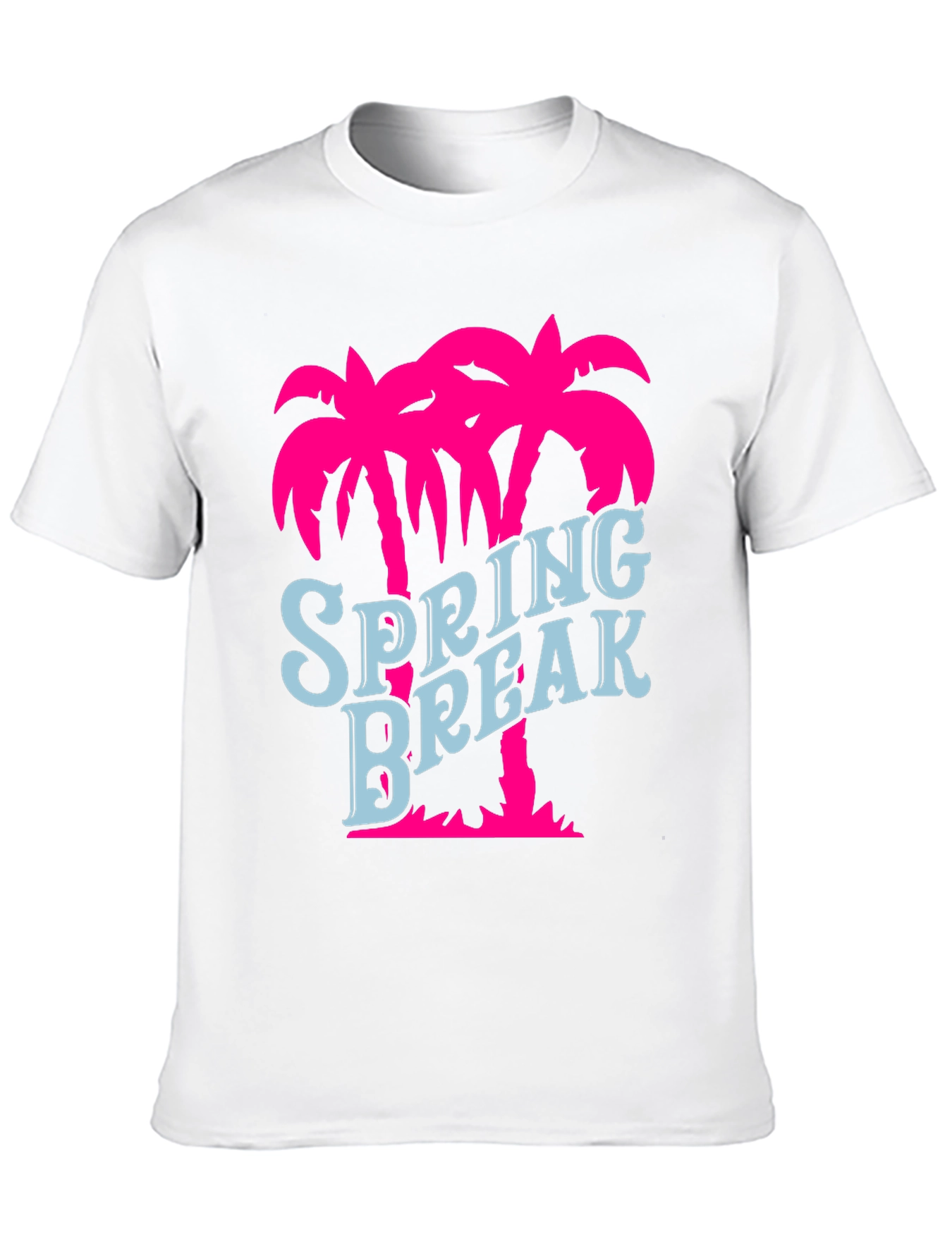 Spring Break Palm Tree Graphic Tee