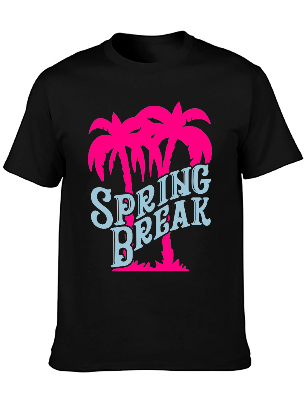 Spring Break Palm Tree Graphic Tee