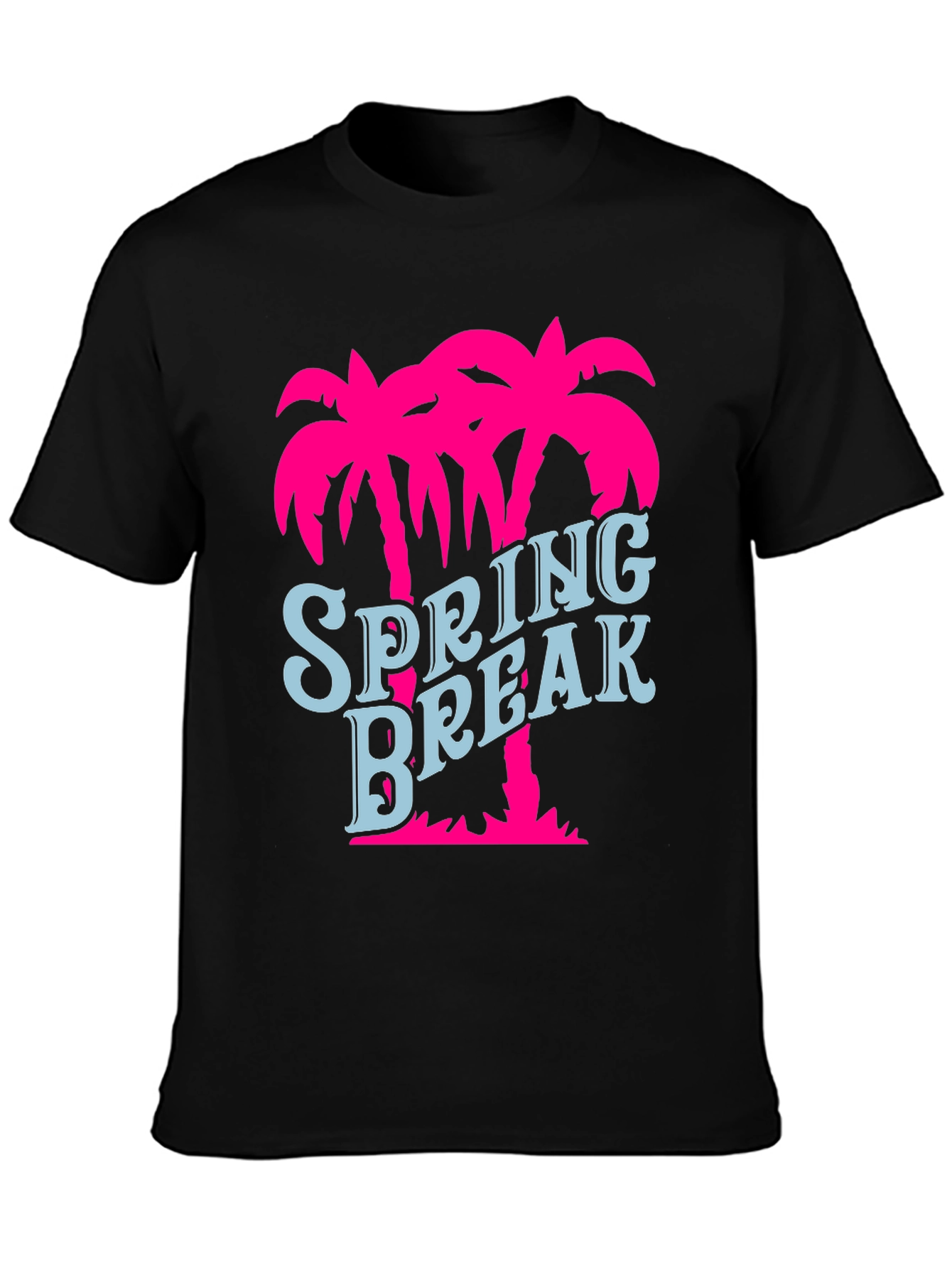 Spring Break Palm Tree Graphic Tee
