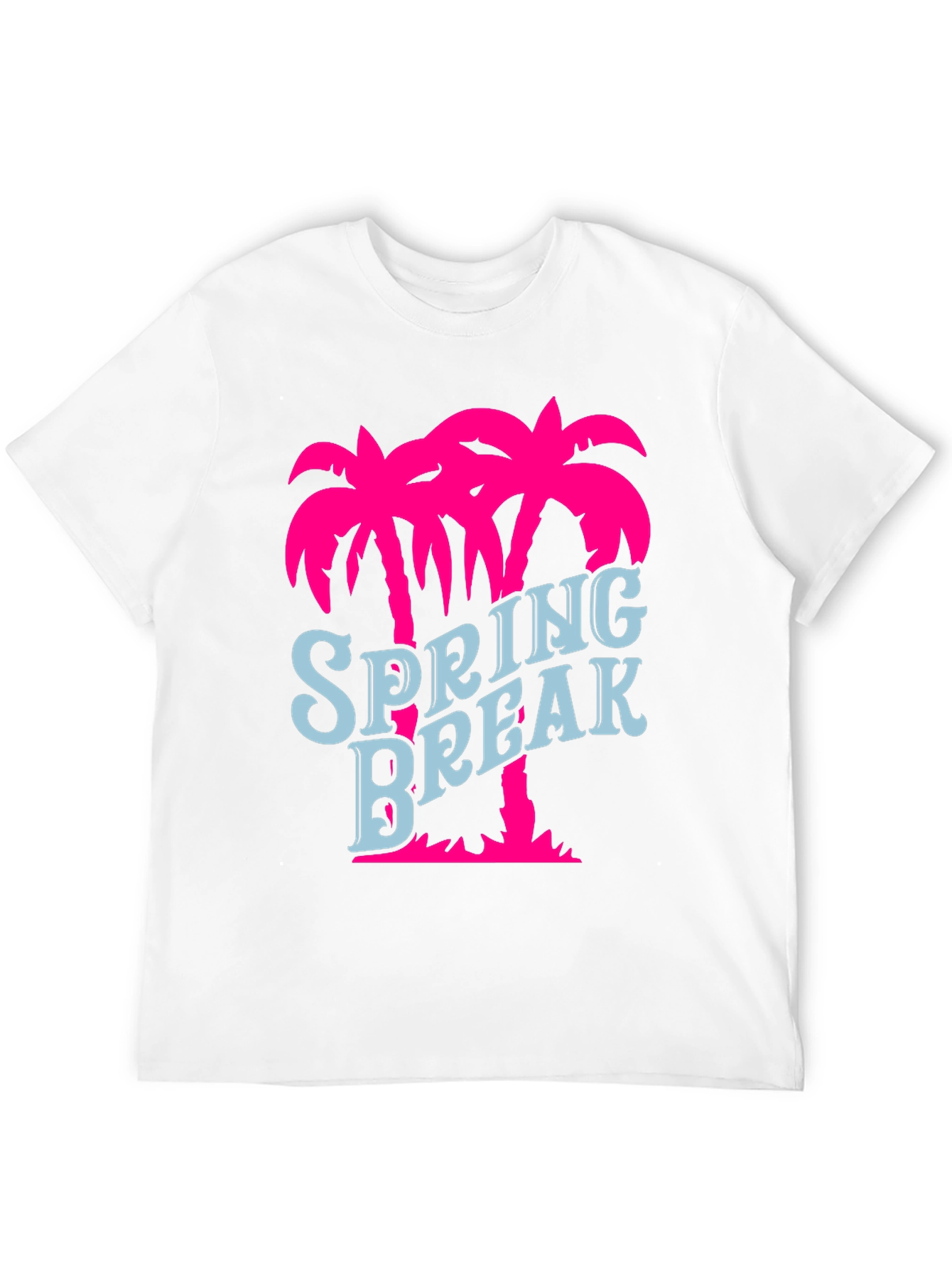 Spring Break Palm Tree Graphic Tee