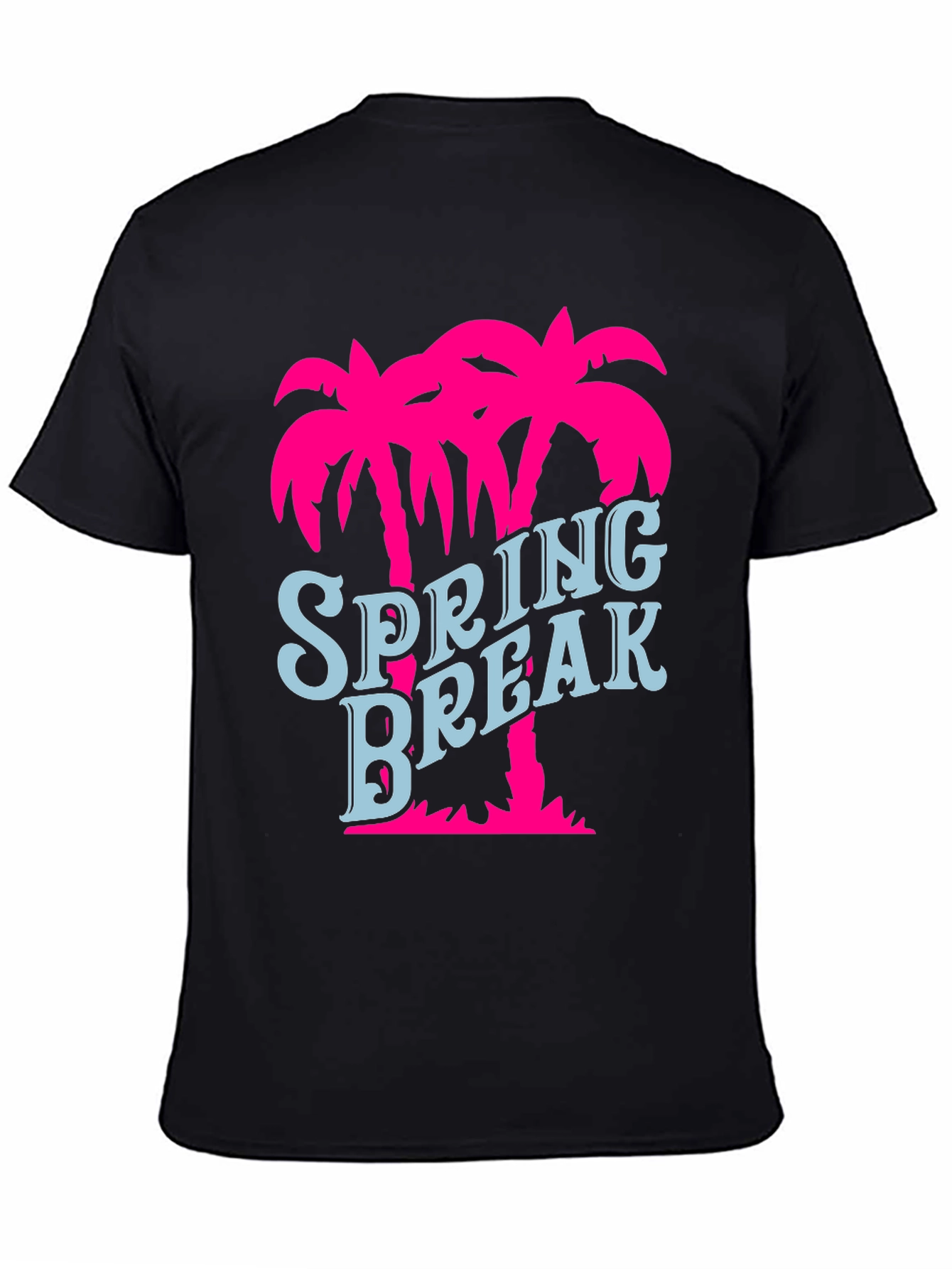 Spring Break Palm Tree Graphic Tee