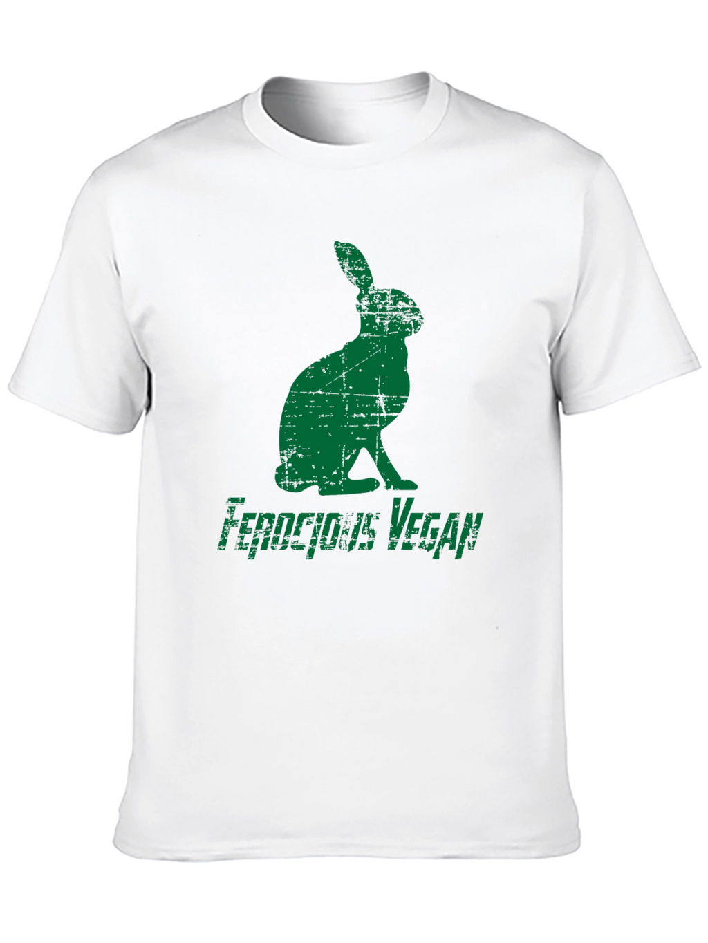 Ferocious Vegan Rabbit Graphic Tee
