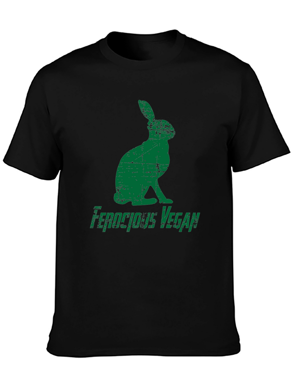 Ferocious Vegan Rabbit Graphic Tee