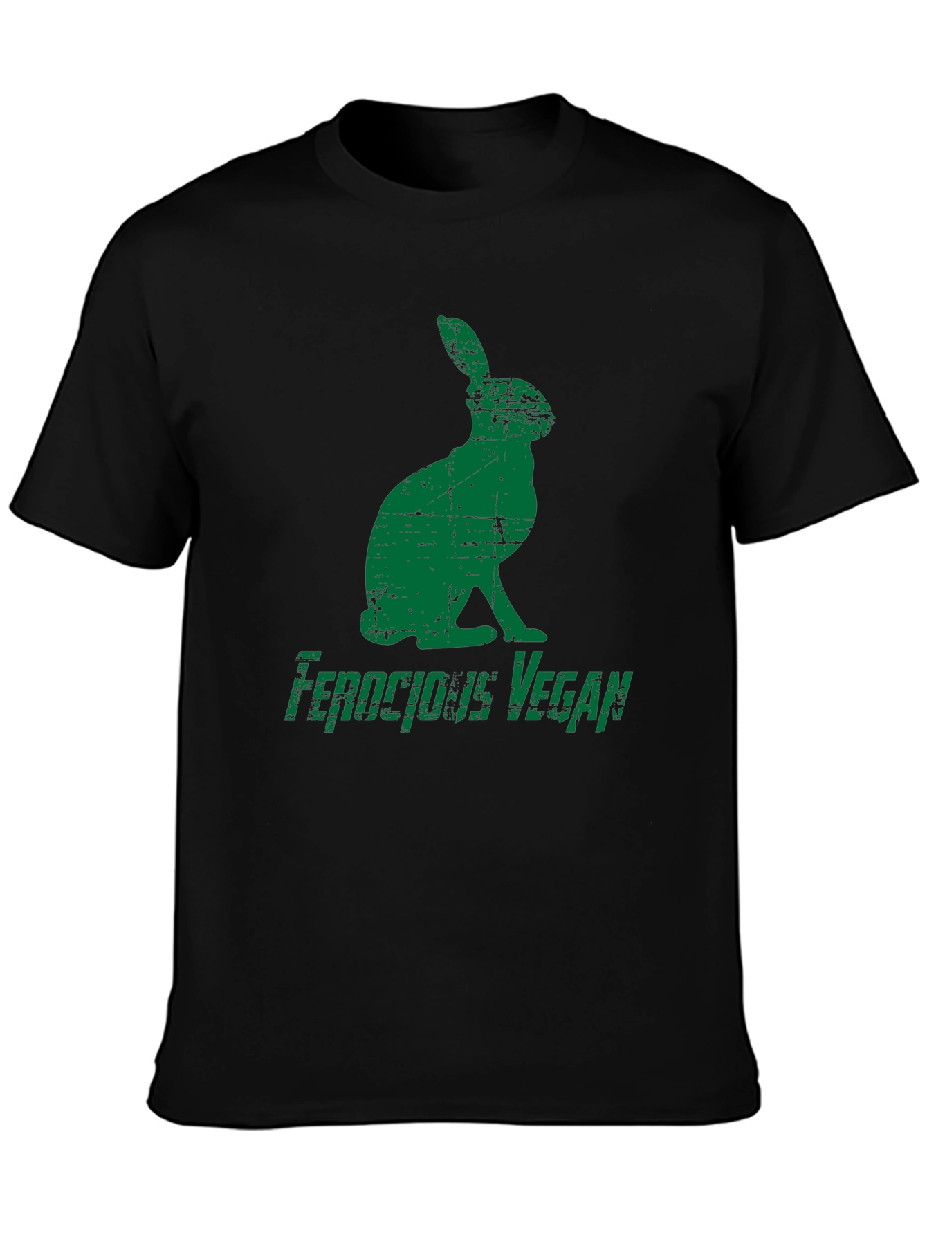 Ferocious Vegan Rabbit Graphic Tee