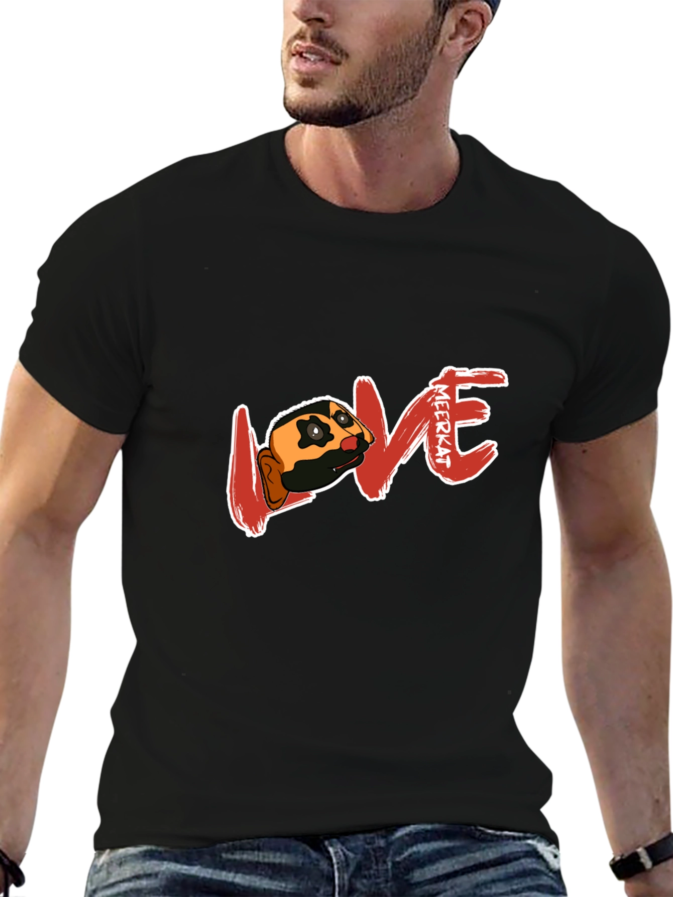 Meerkat Love Graphic T-Shirt