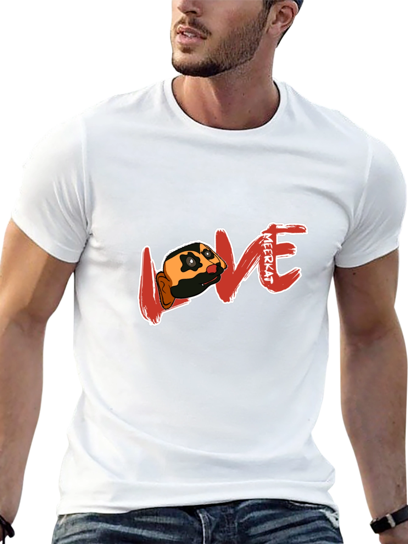 Meerkat Love Graphic T-Shirt
