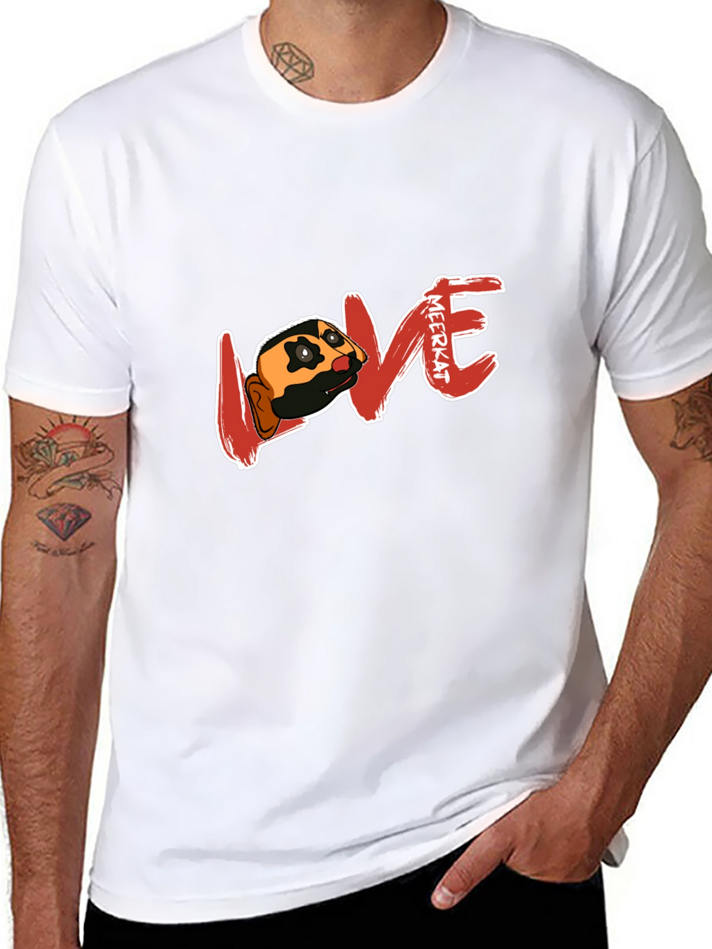 Meerkat Love Graphic T-Shirt