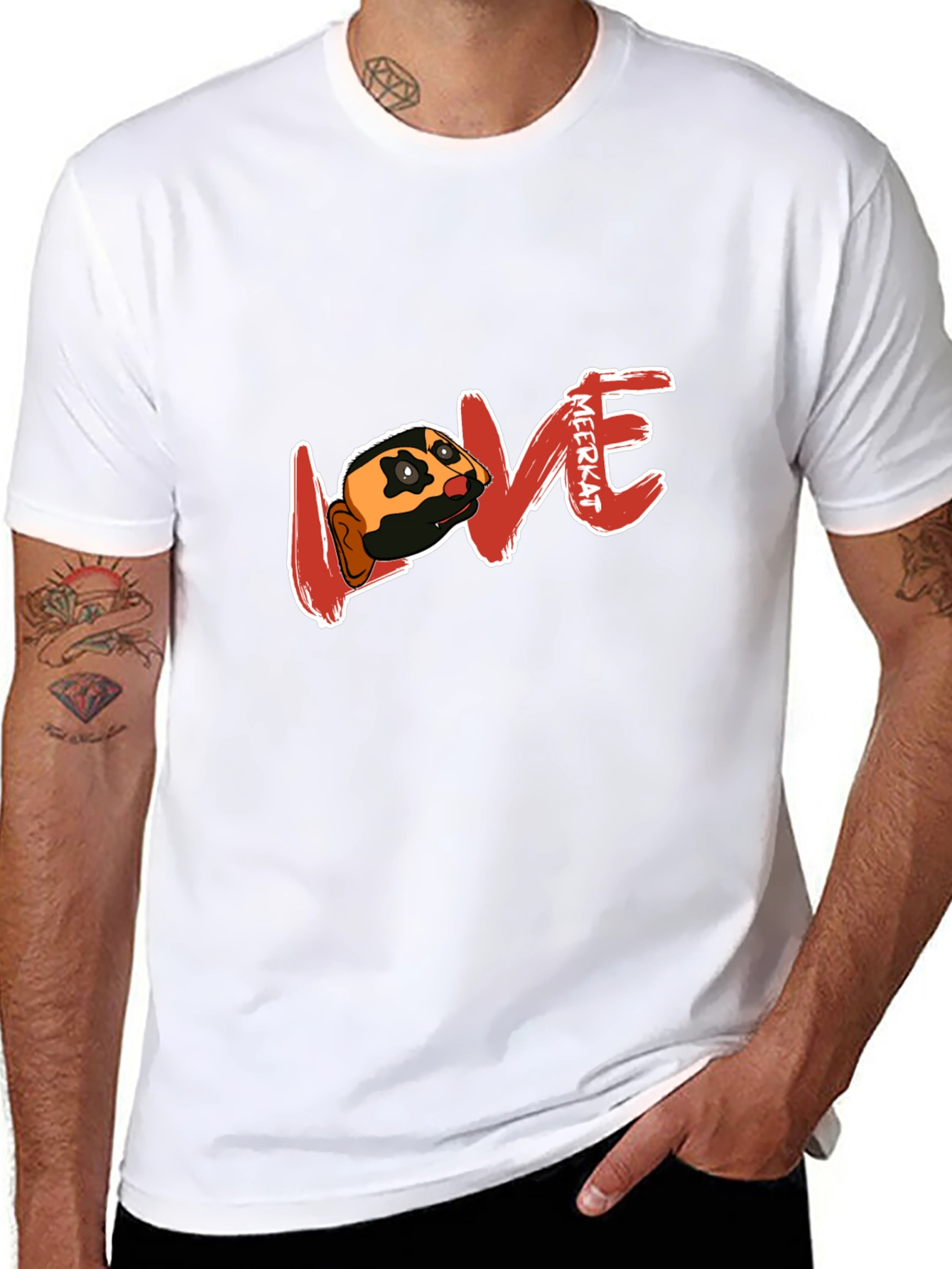 Meerkat Love Graphic T-Shirt