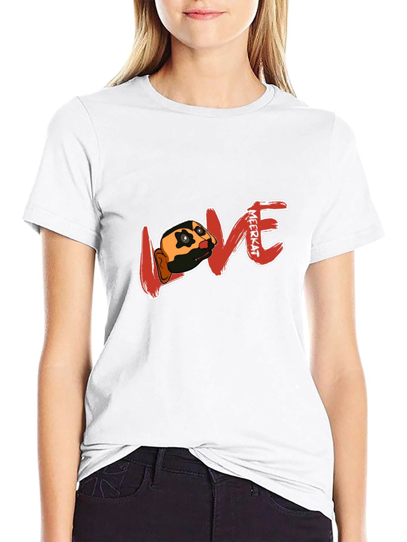 Meerkat Love Graphic T-Shirt