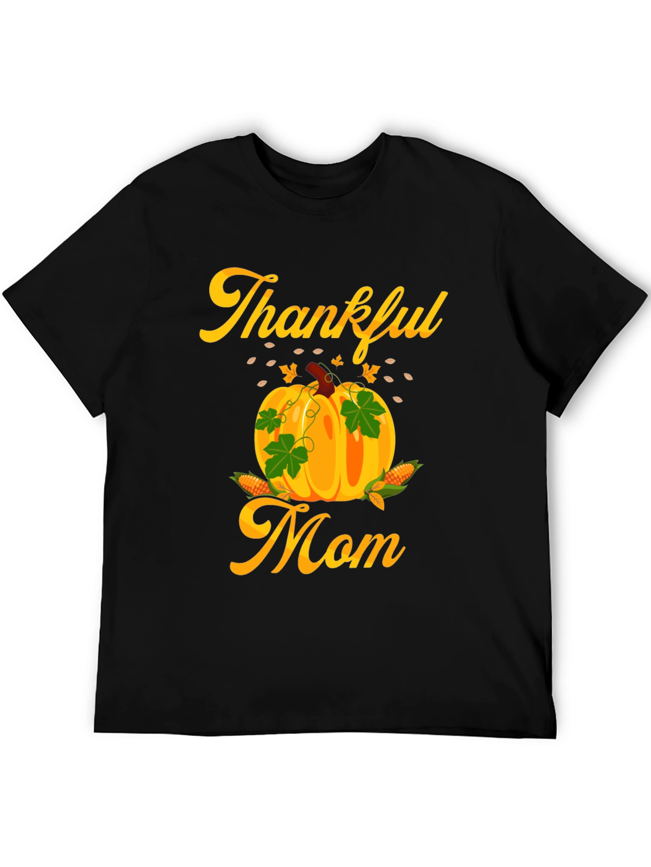 Thankful Mom T-Shirt - Pumpkin Fall Tee
