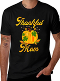 Thankful Mom T-Shirt - Pumpkin Fall Tee