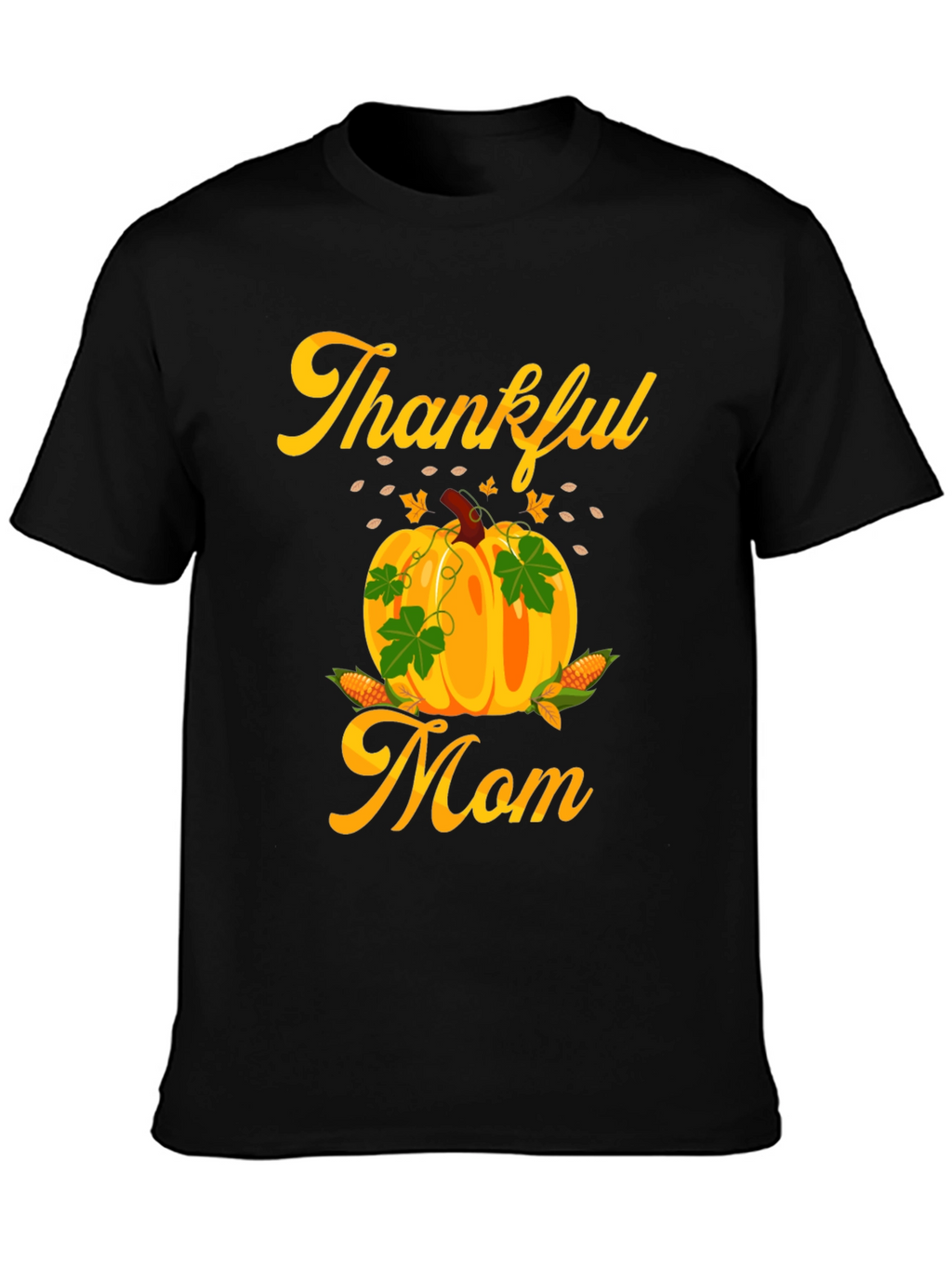 Thankful Mom T-Shirt - Pumpkin Fall Tee