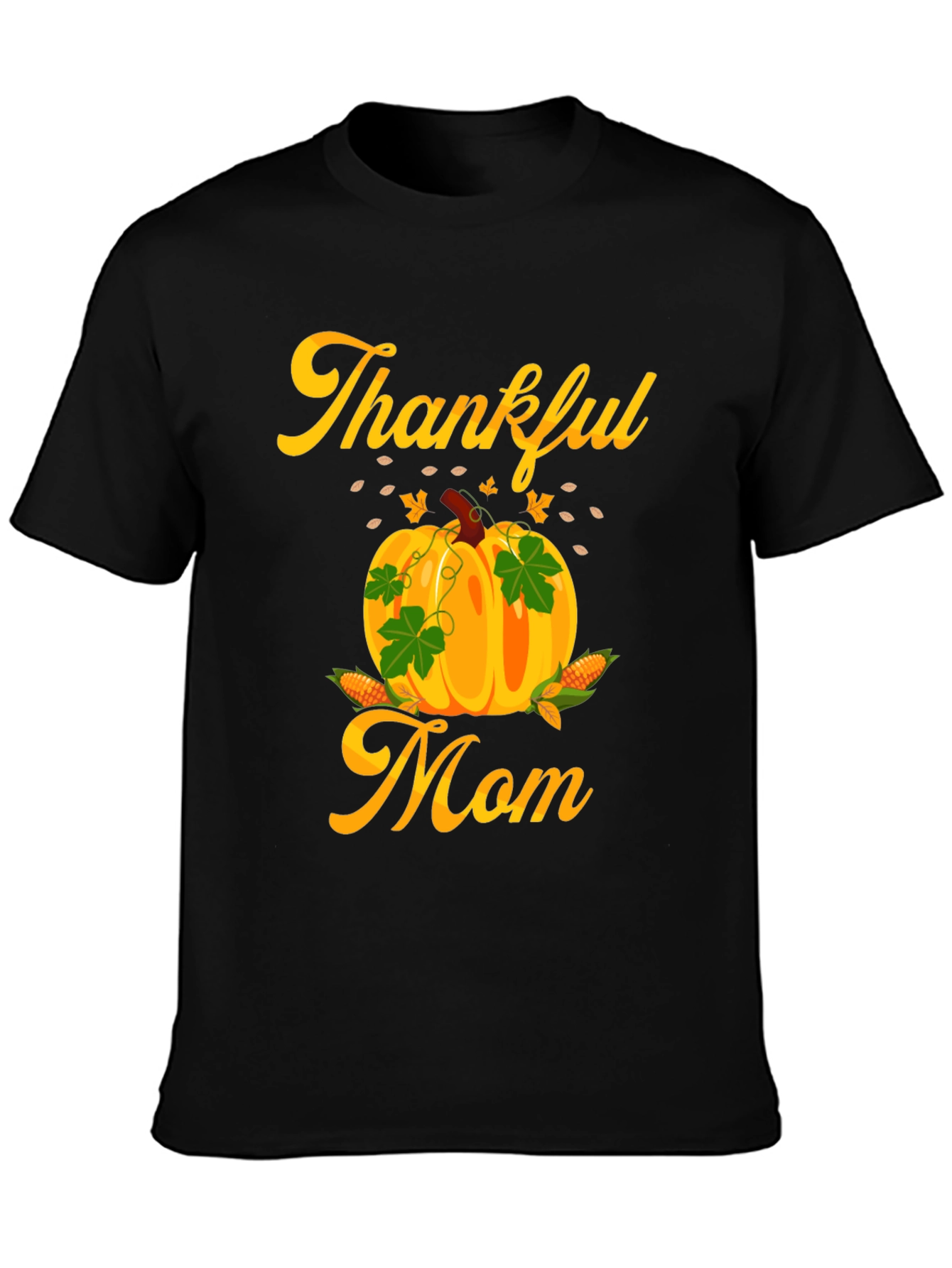Thankful Mom T-Shirt - Pumpkin Fall Tee