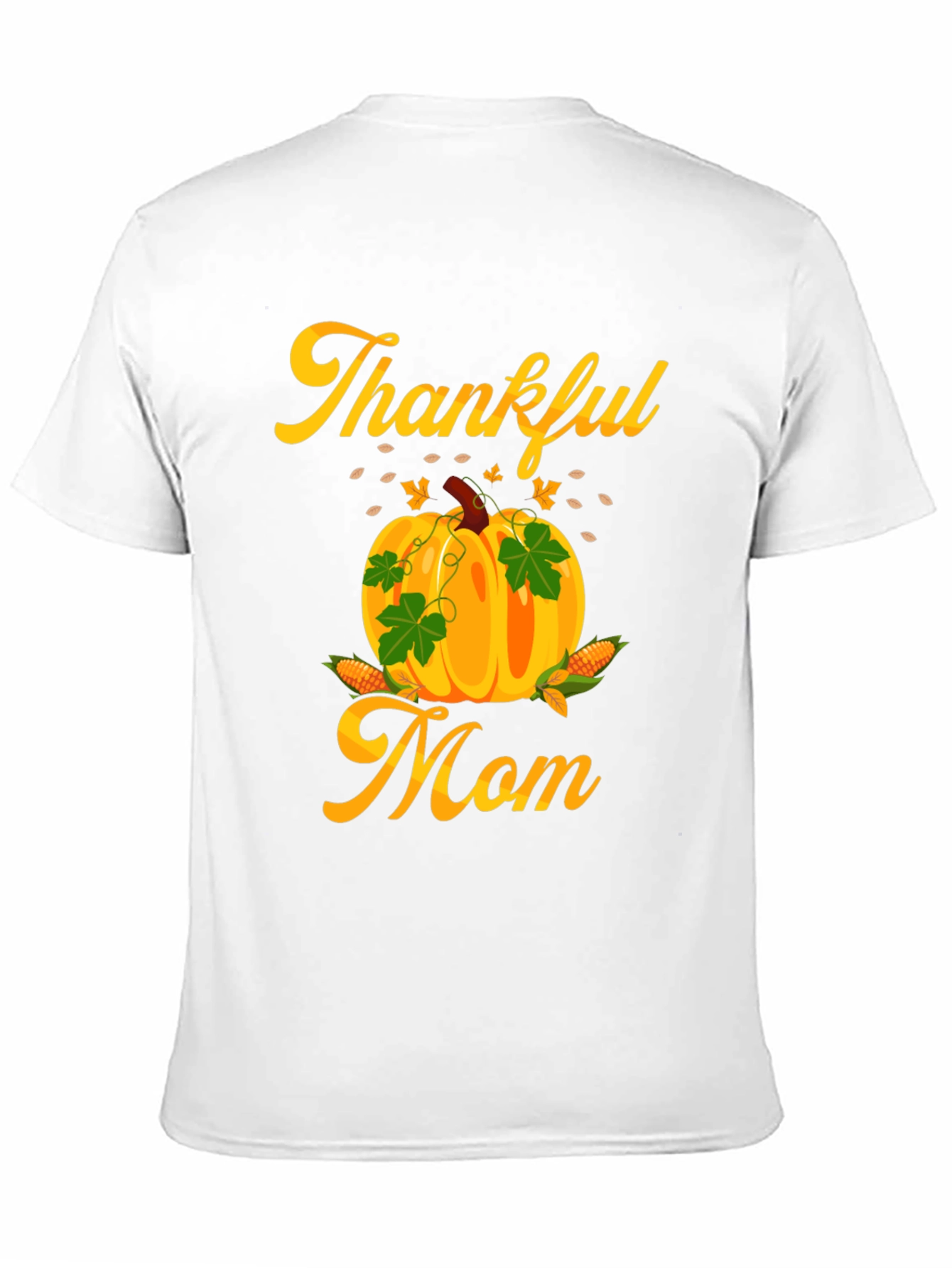 Thankful Mom T-Shirt - Pumpkin Fall Tee