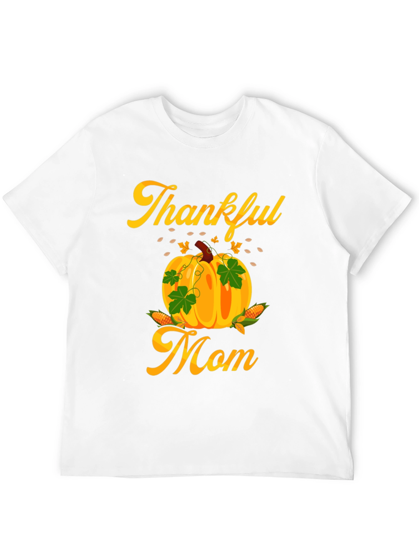 Thankful Mom T-Shirt - Pumpkin Fall Tee