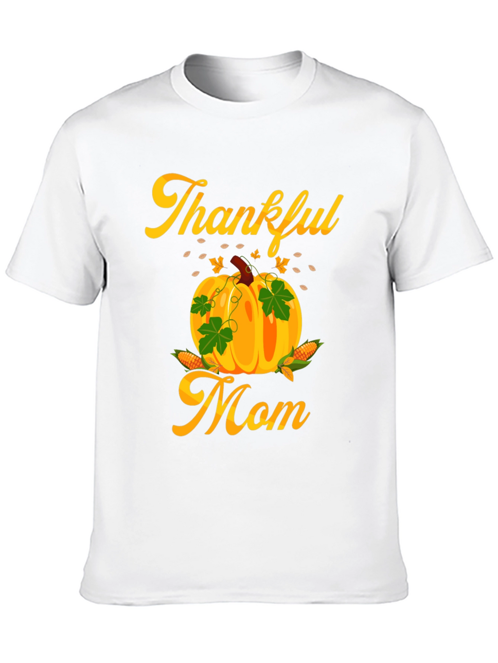 Thankful Mom T-Shirt - Pumpkin Fall Tee