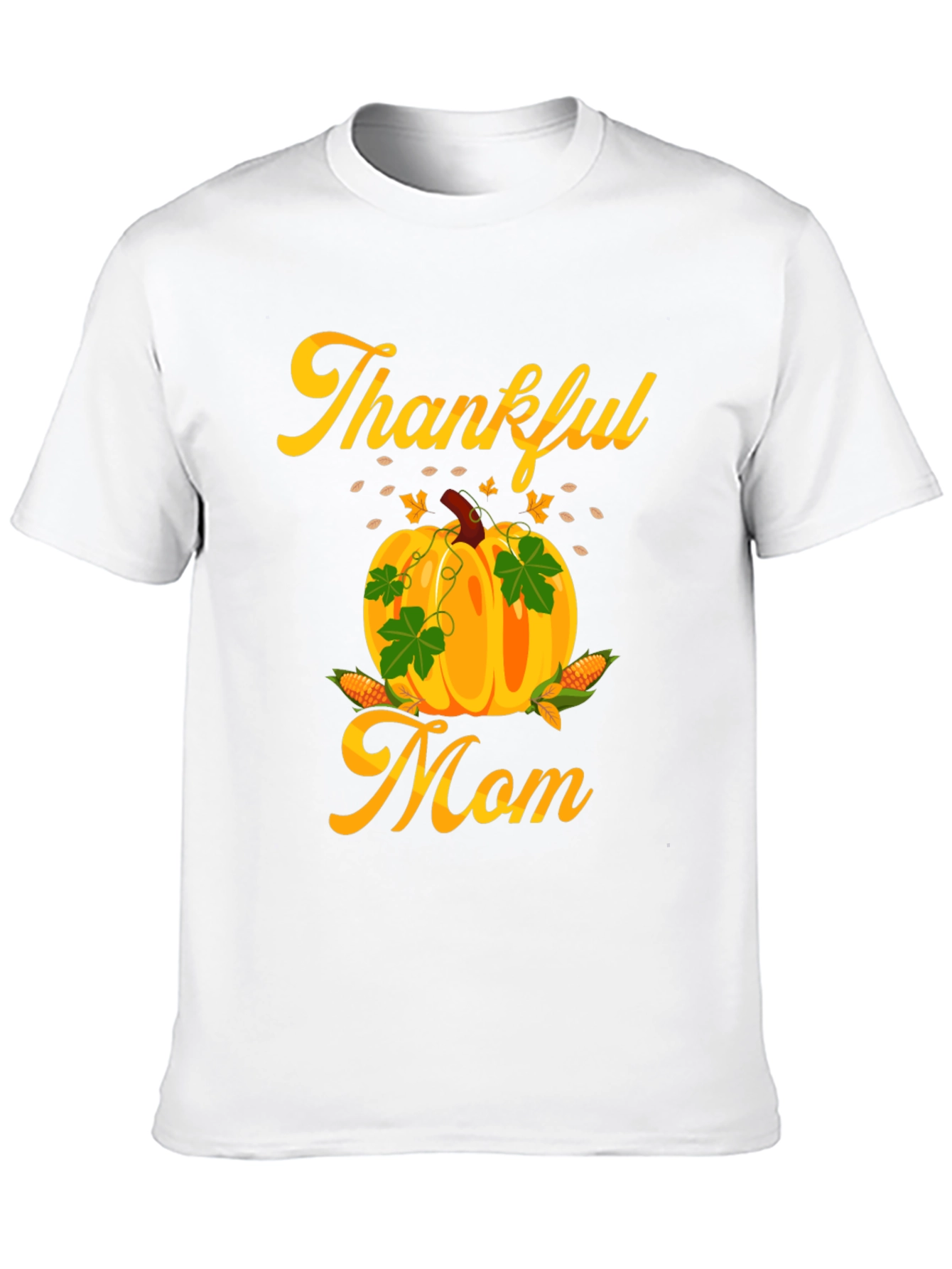 Thankful Mom T-Shirt - Pumpkin Fall Tee