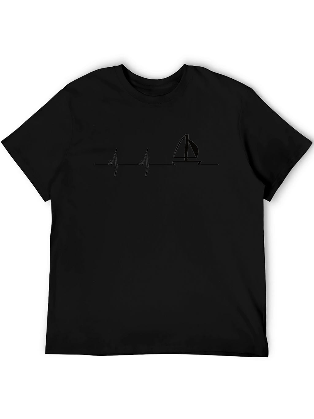 Sailboat Heartbeat Graphic Tee