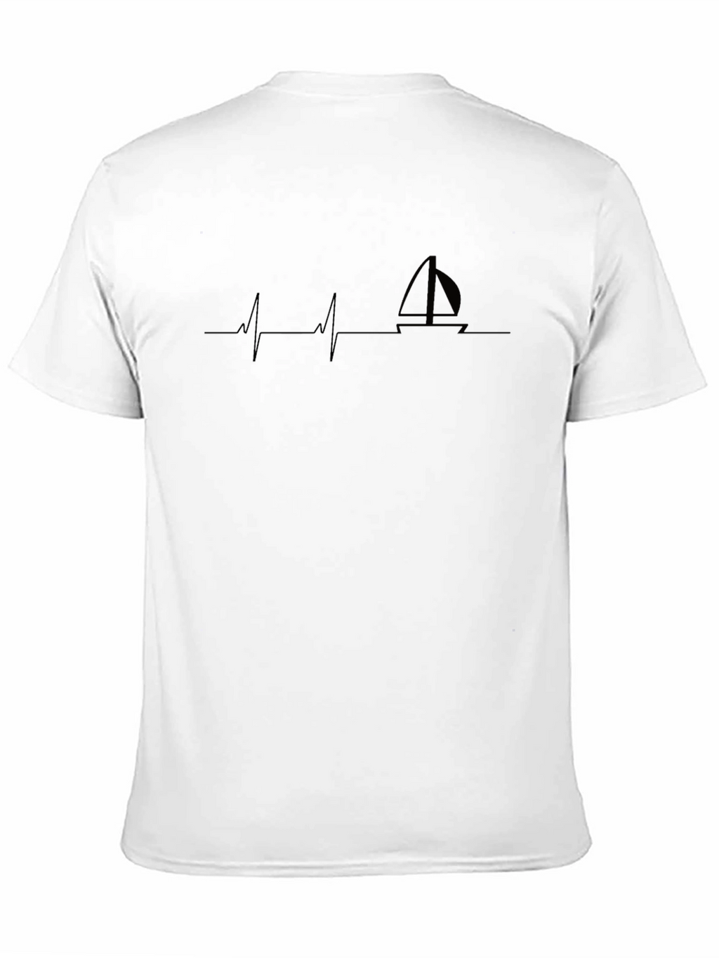 Sailboat Heartbeat Graphic Tee