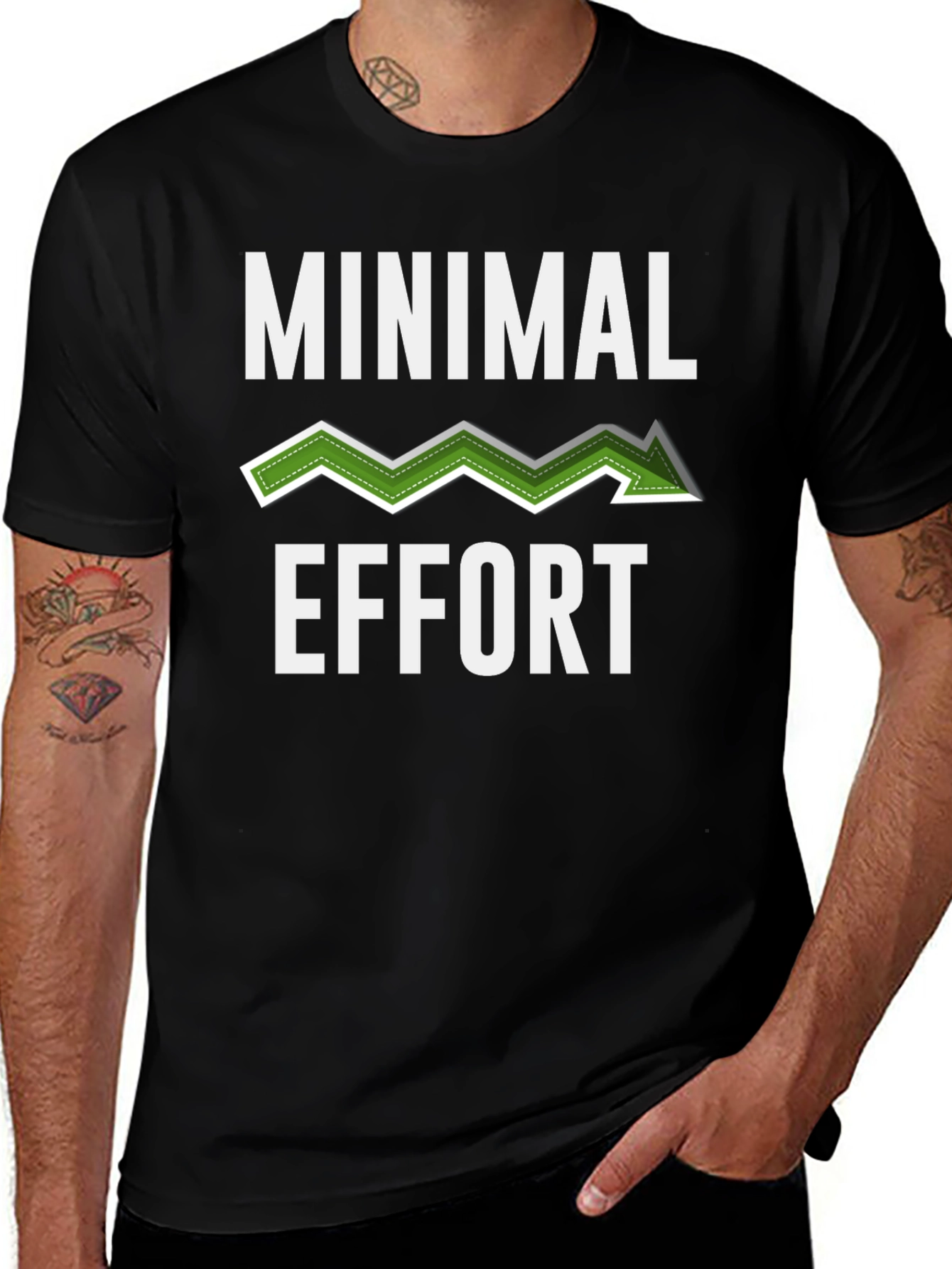 Minimal Effort Graphic Tee - Relaxed Style