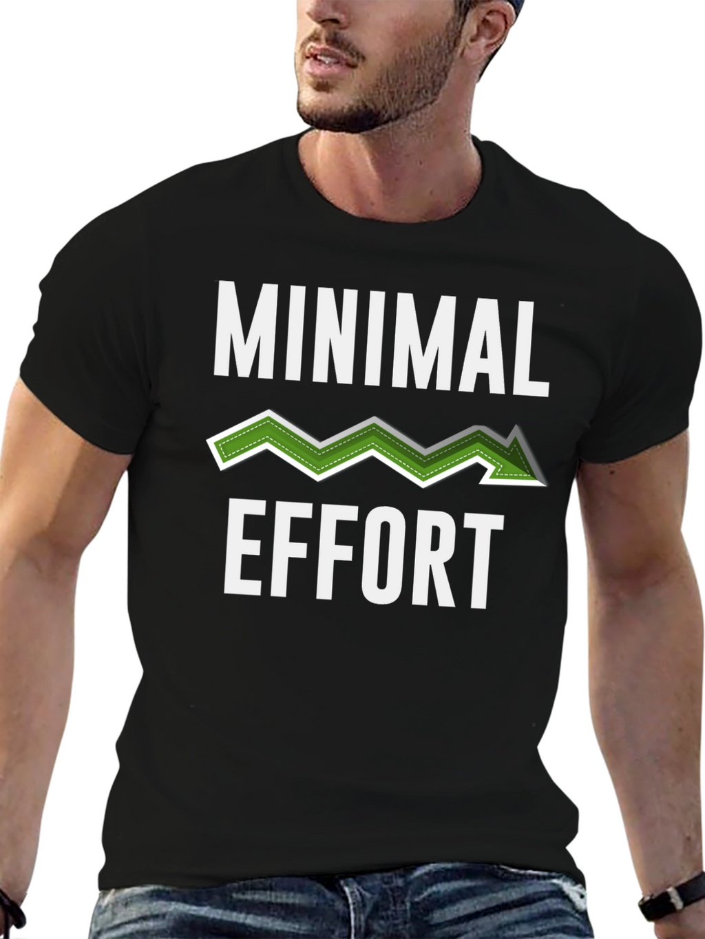 Minimal Effort Graphic Tee - Relaxed Style