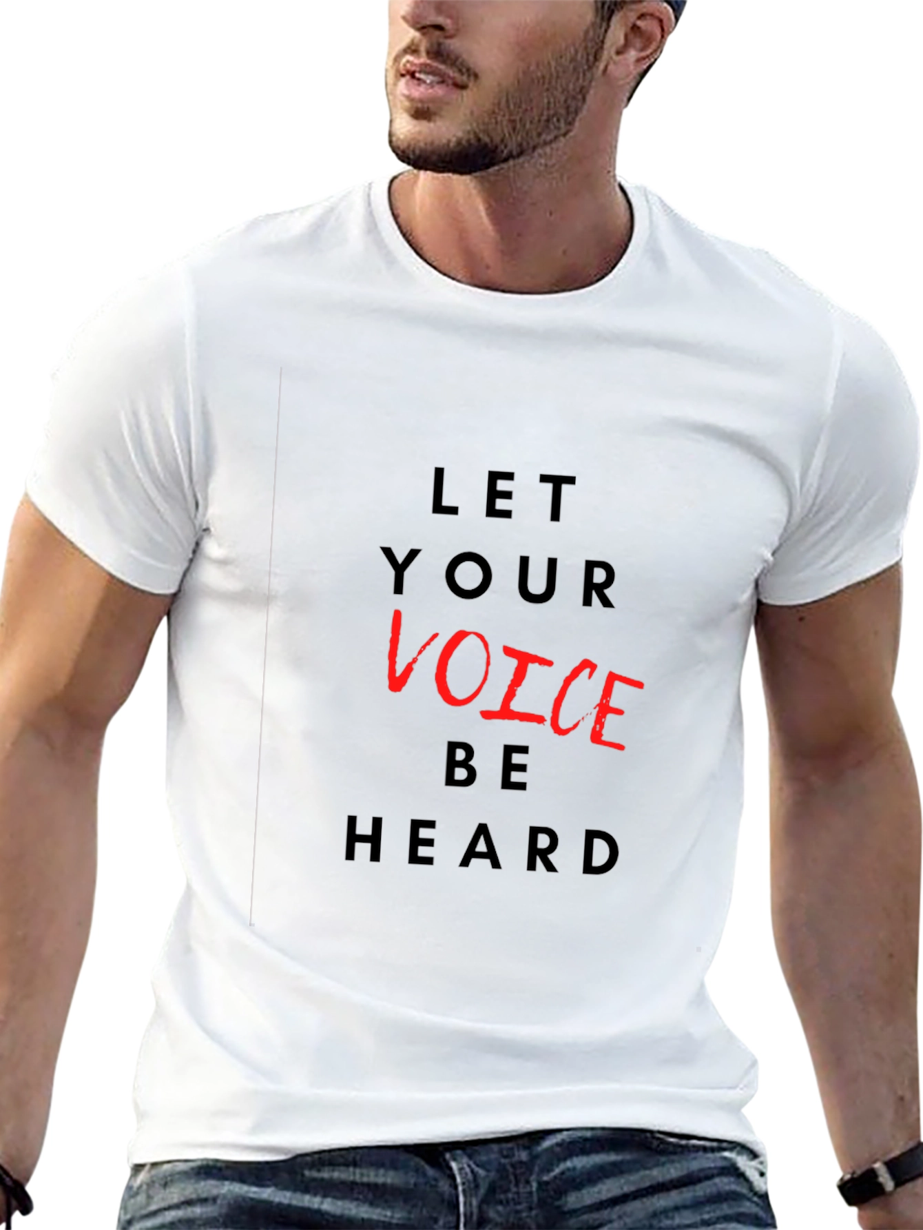 Let Your Voice Be Heard Graphic T-Shirt
