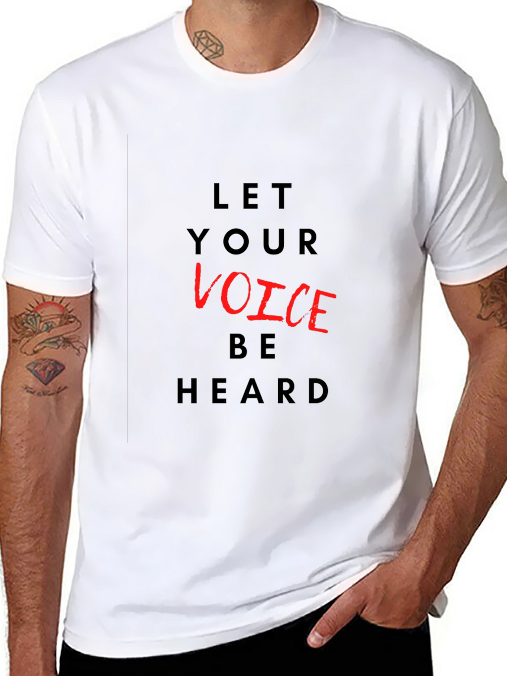 Let Your Voice Be Heard Graphic T-Shirt