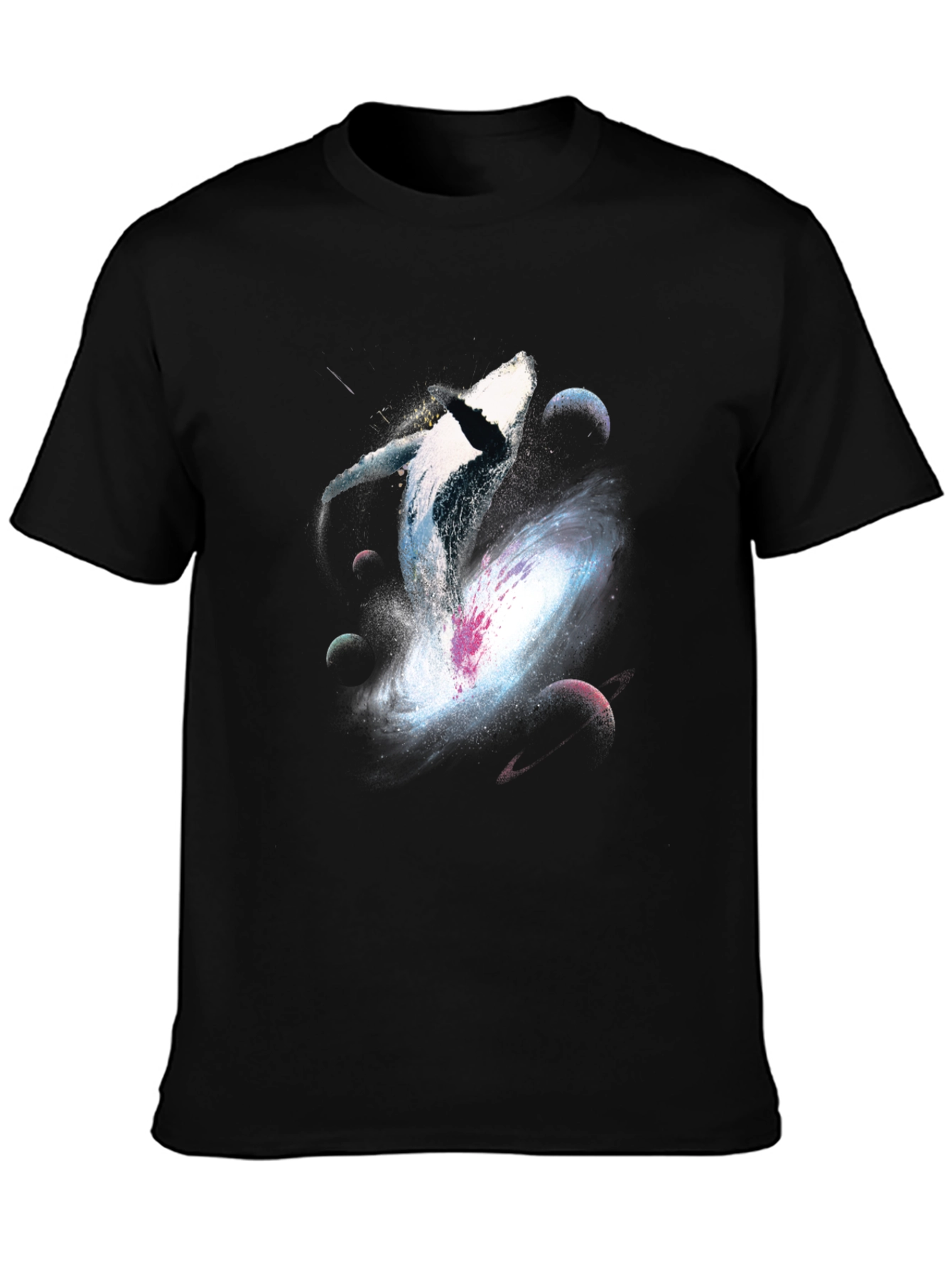 Whale Galaxy Graphic T-Shirt