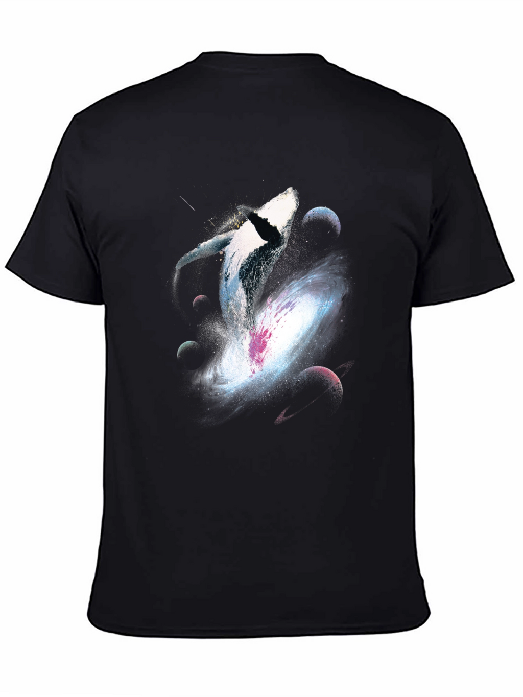 Whale Galaxy Graphic T-Shirt