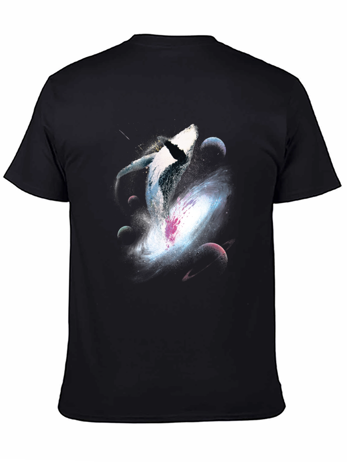 Whale Galaxy Graphic T-Shirt