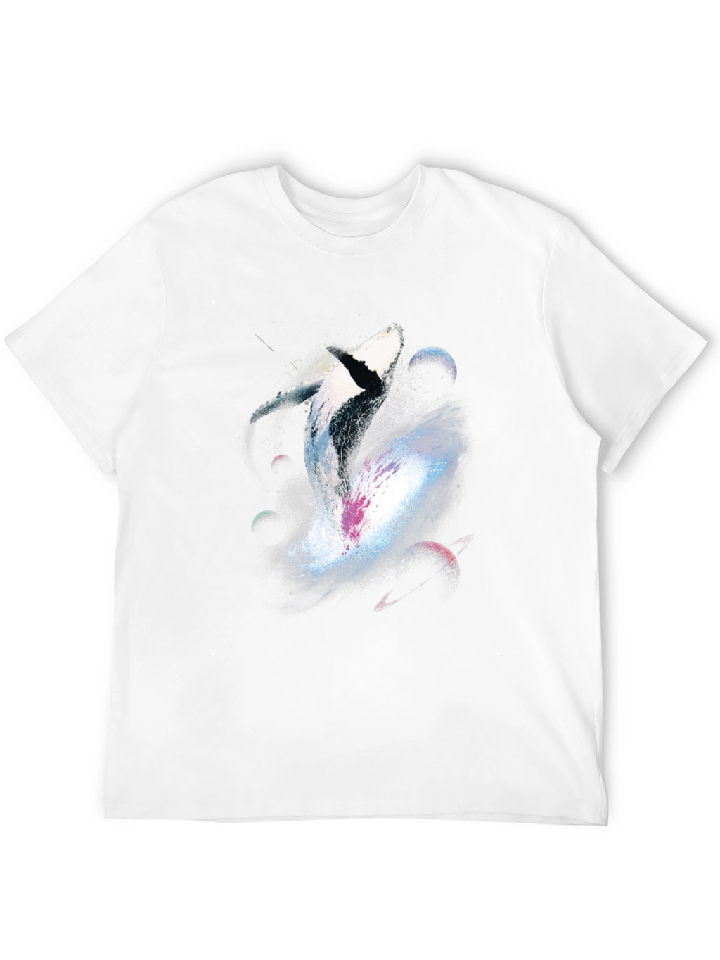 Whale Galaxy Graphic T-Shirt