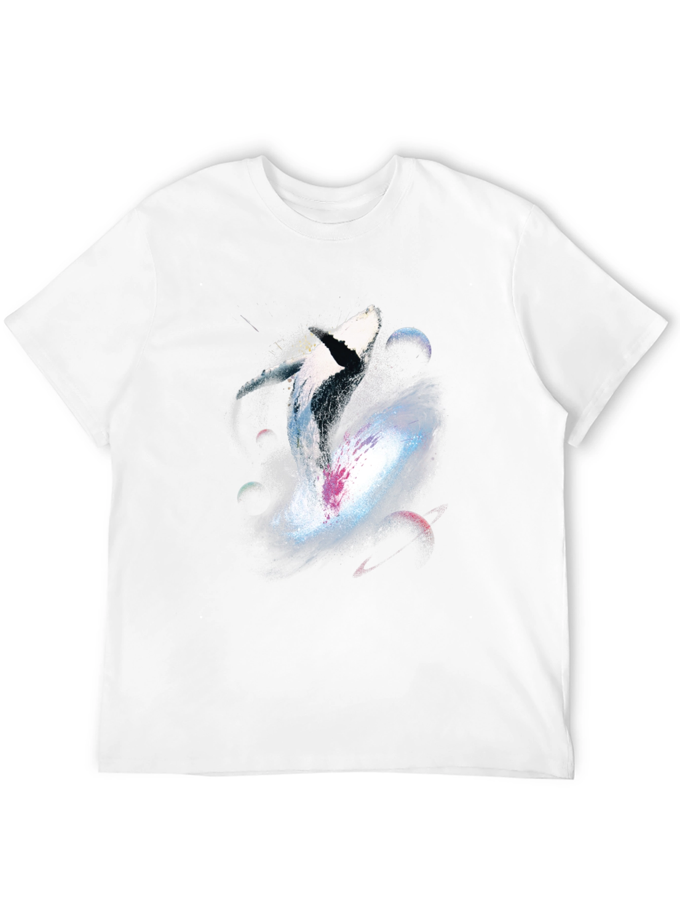 Whale Galaxy Graphic T-Shirt