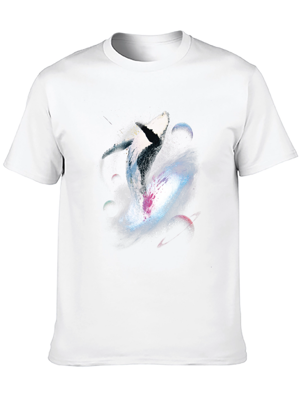 Whale Galaxy Graphic T-Shirt