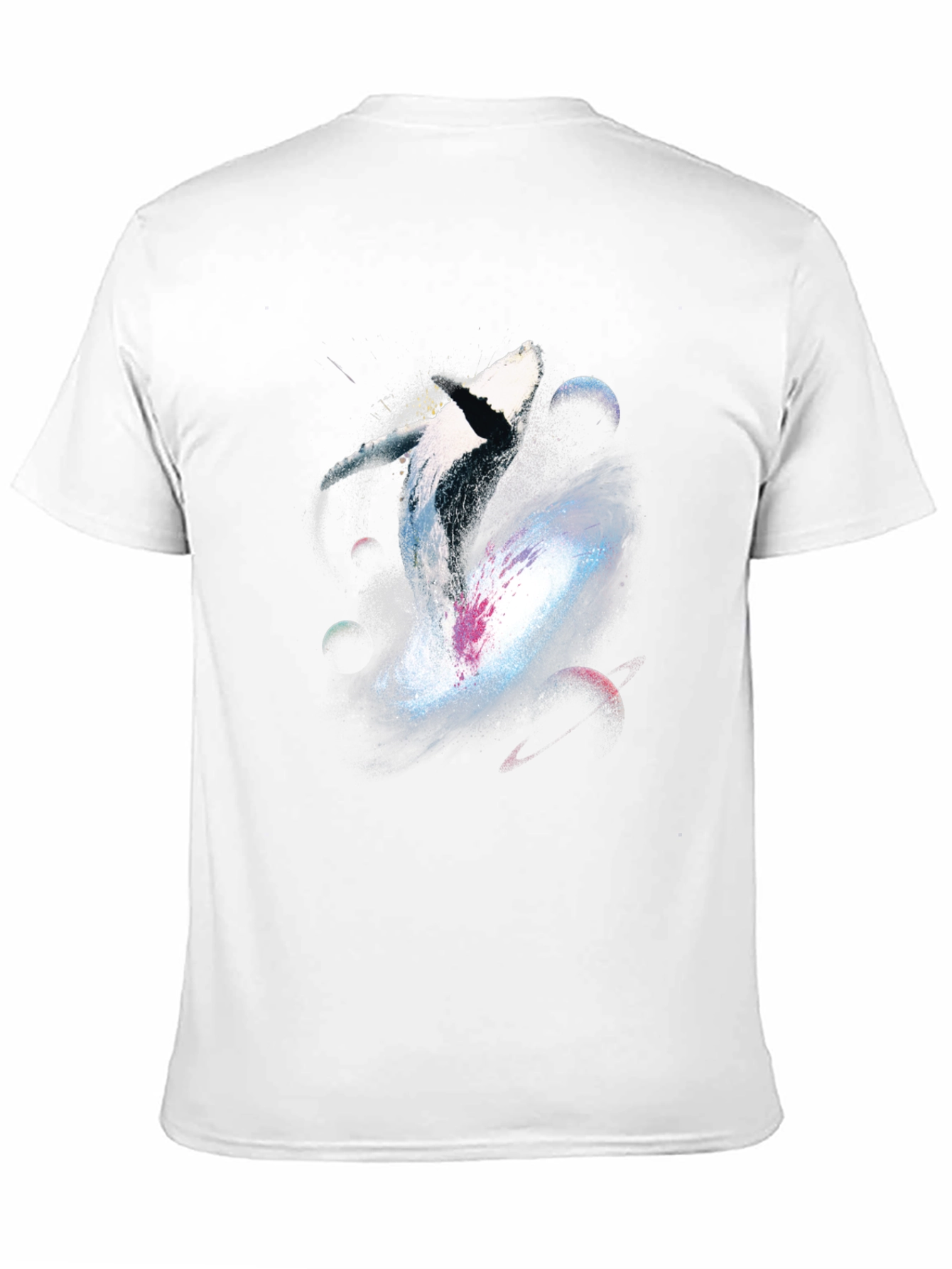Whale Galaxy Graphic T-Shirt