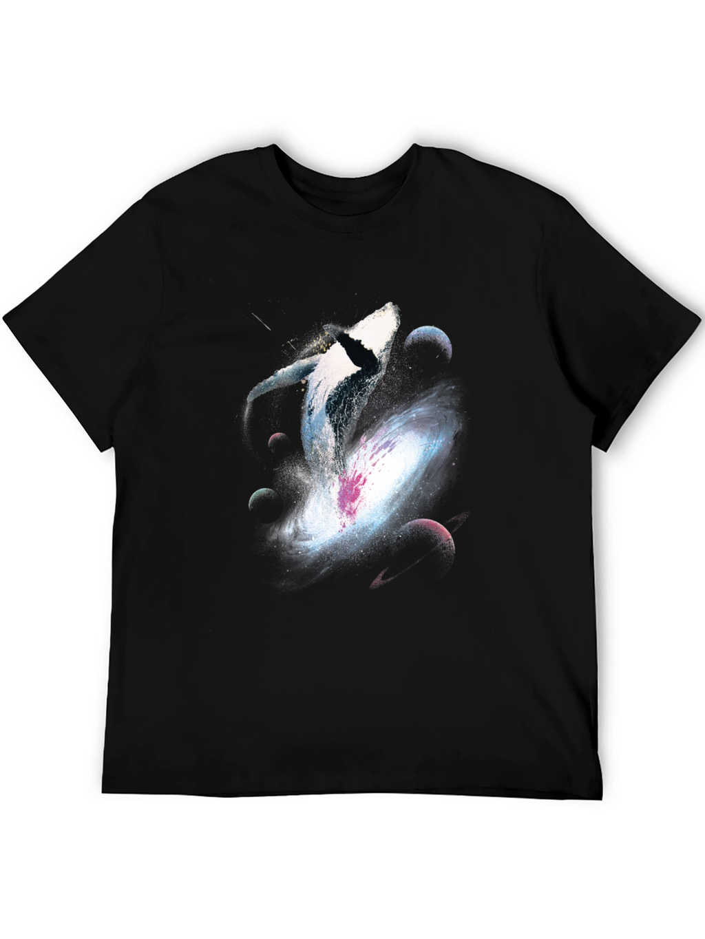 Whale Galaxy Graphic T-Shirt