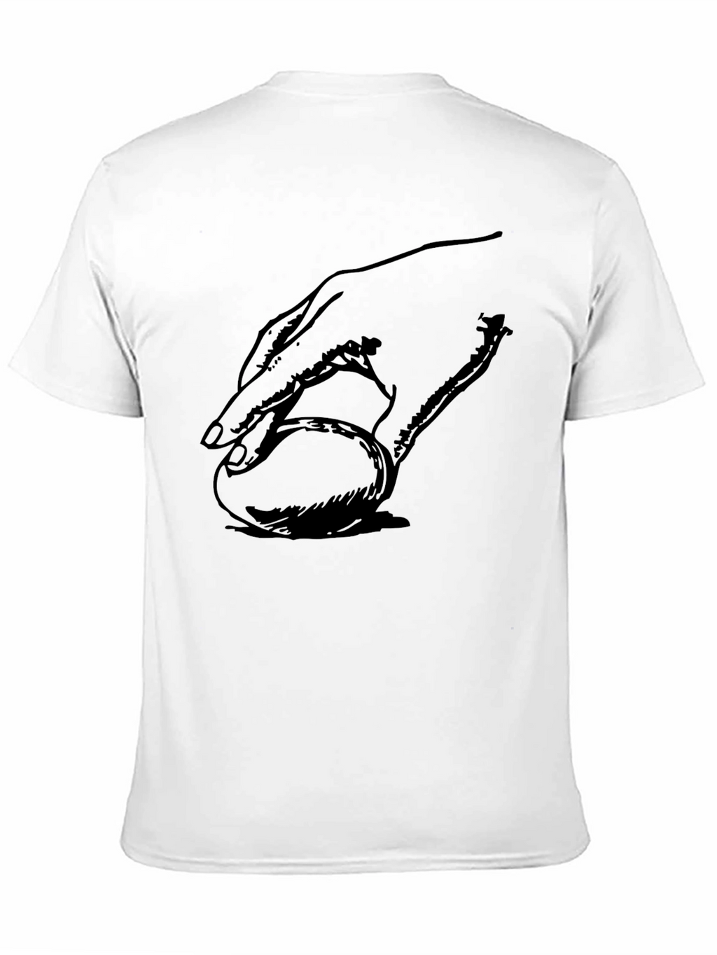Hand on Ball Graphic T-Shirt - Modern Casual Wear