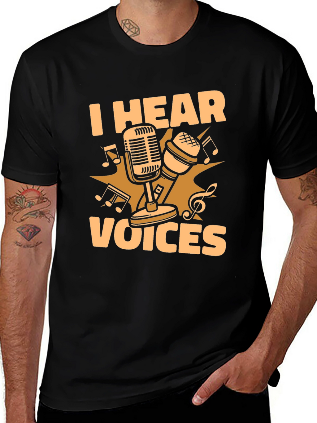 I Hear Voices Music T-Shirt