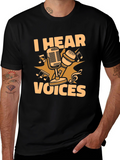 I Hear Voices Music T-Shirt