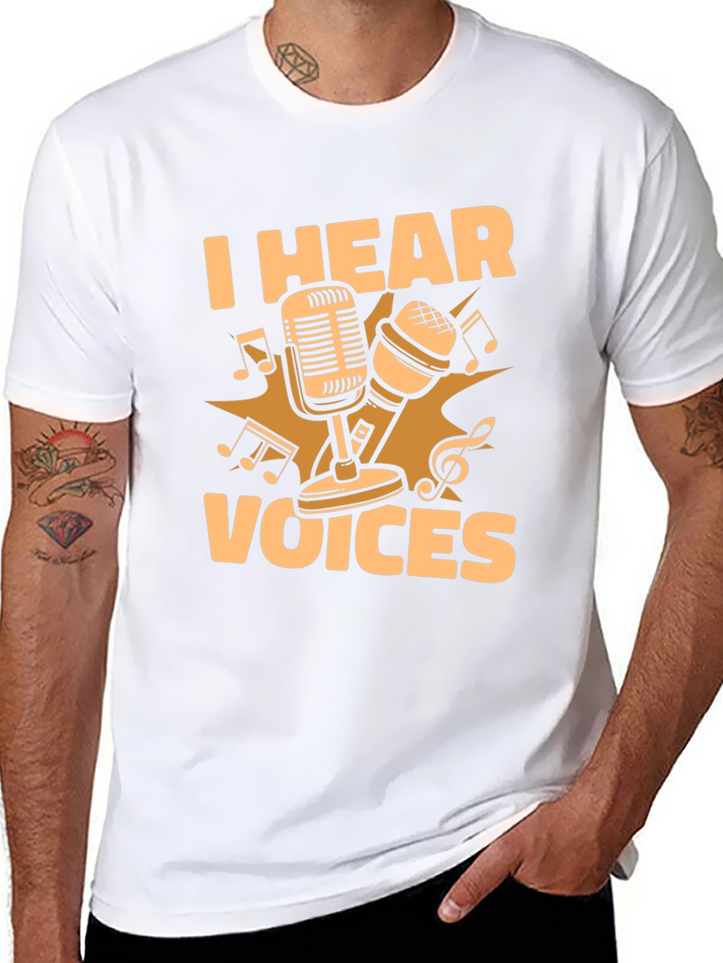 I Hear Voices Music T-Shirt