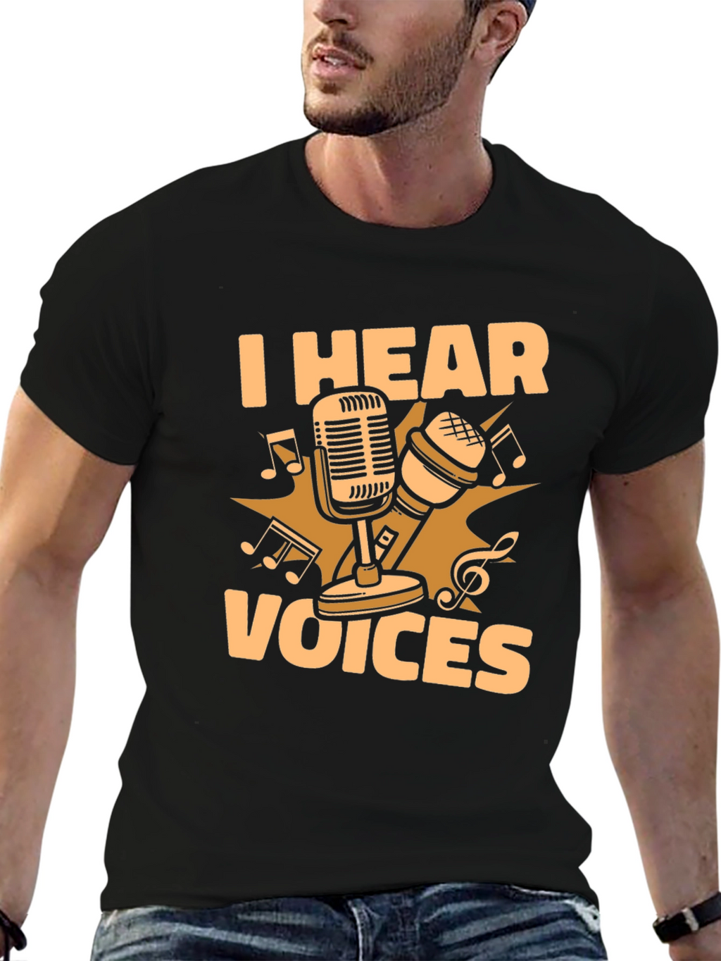 I Hear Voices Music T-Shirt