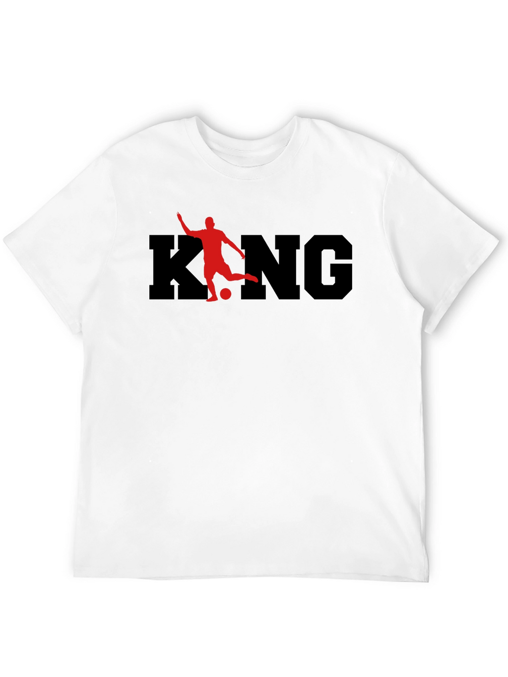 King Soccer Graphic Tee - Black