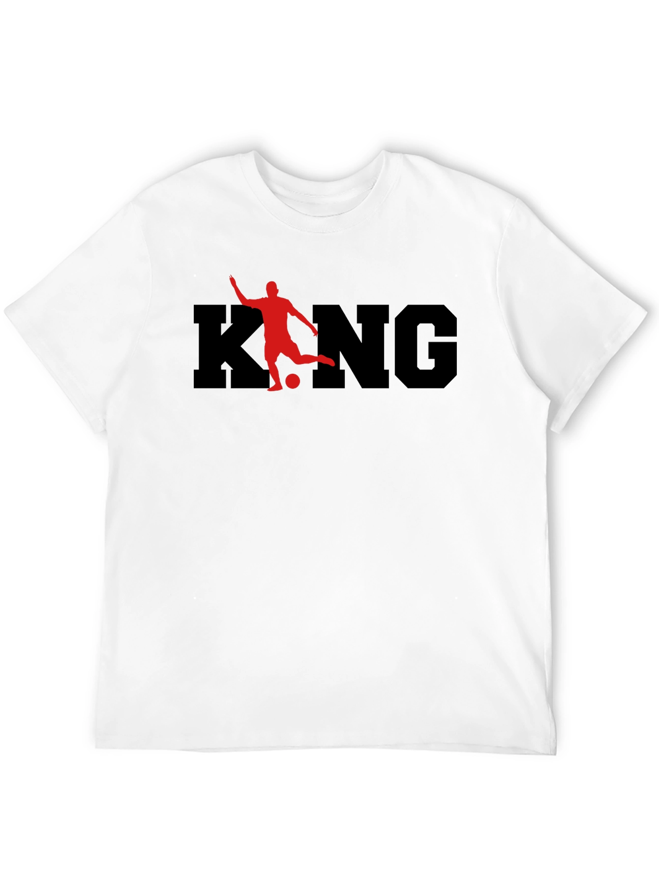 King Soccer Graphic Tee - Black