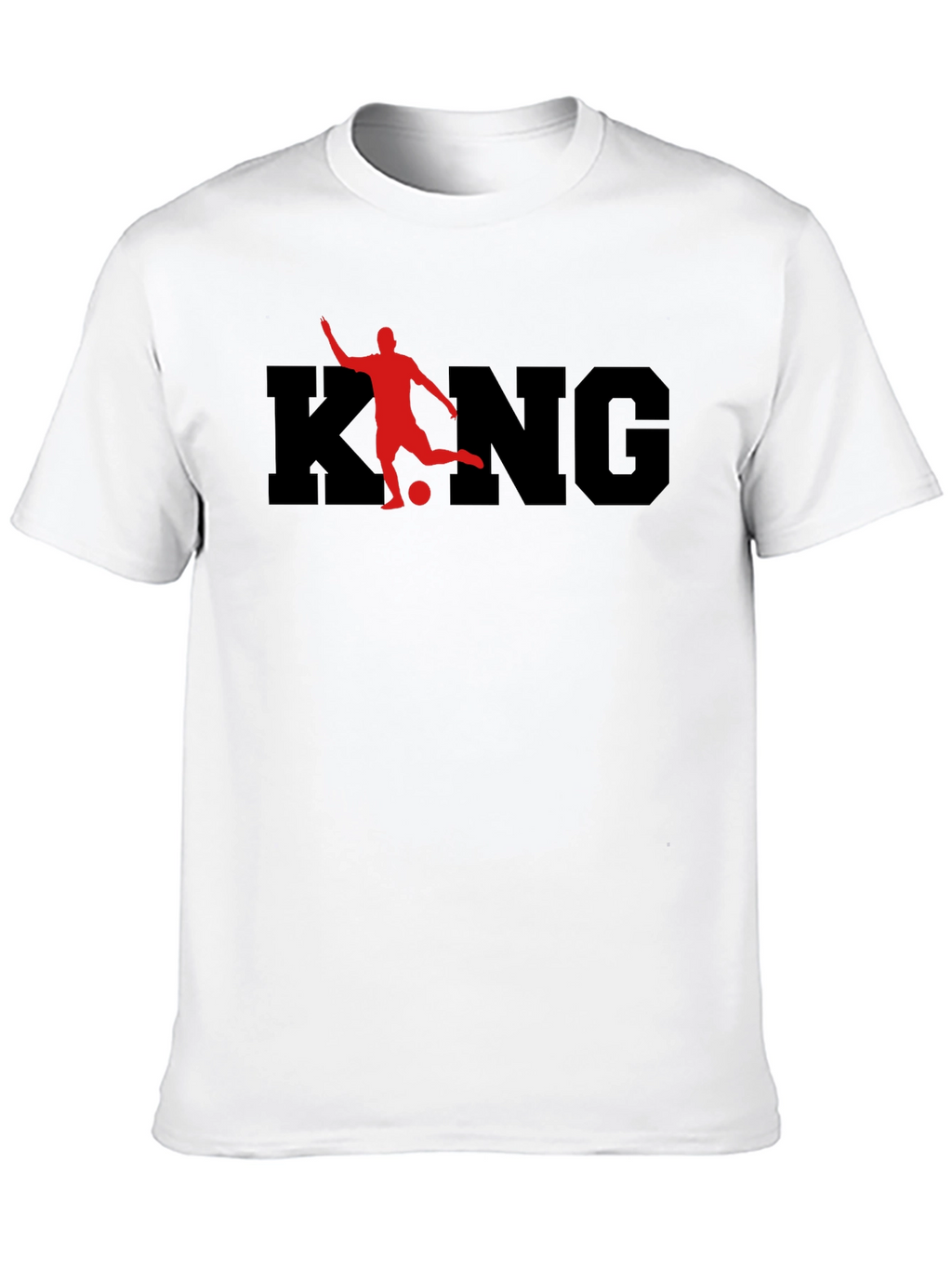King Soccer Graphic Tee - Black