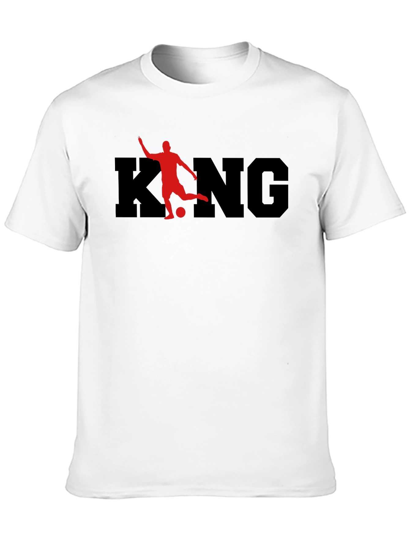 King Soccer Graphic Tee - Black