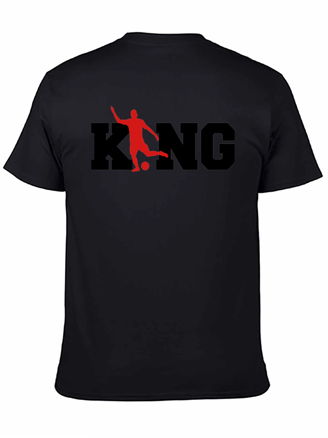 King Soccer Graphic Tee - Black