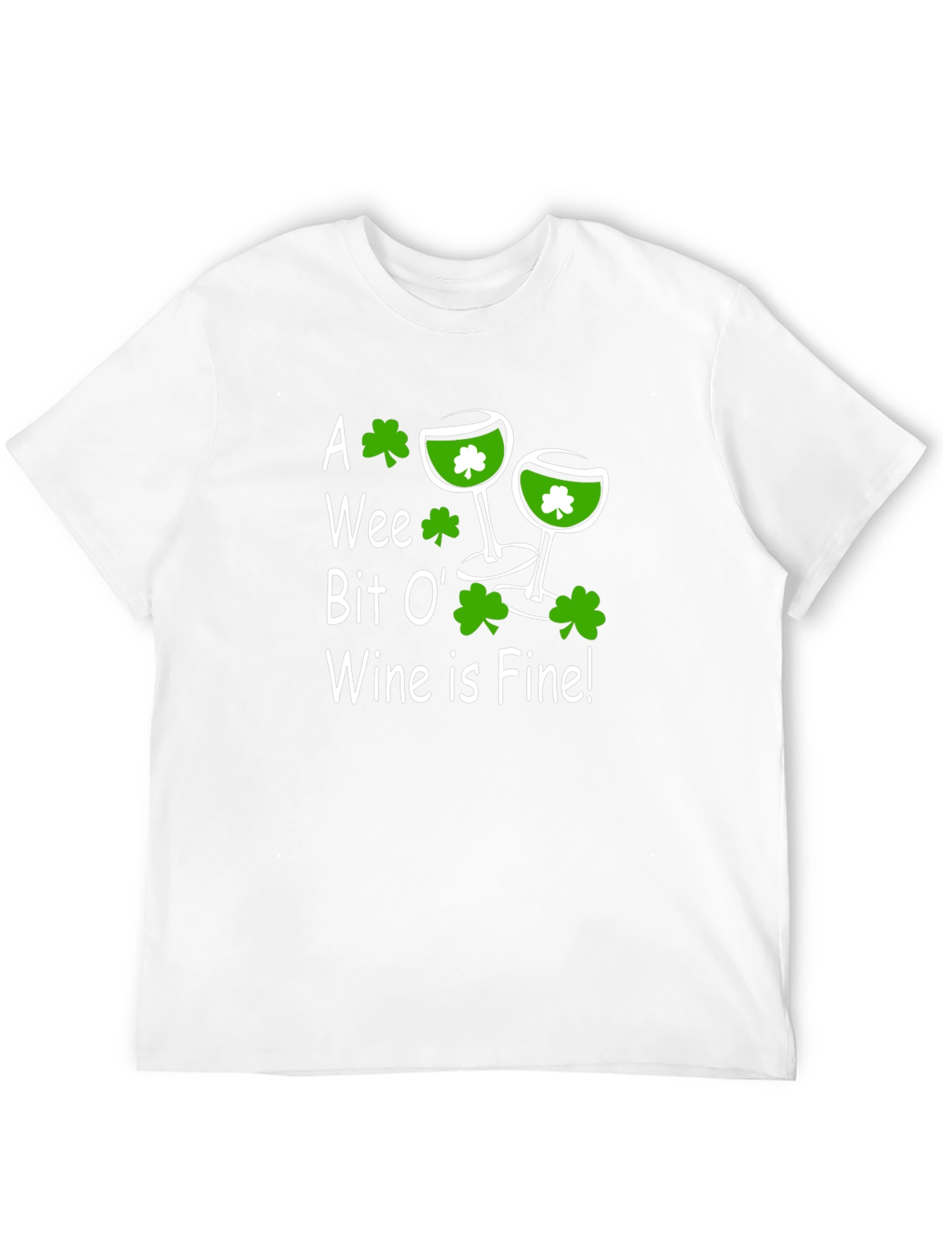 St. Patricks Day Wine Graphic T-Shirt