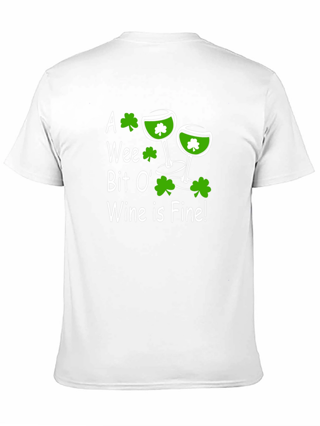 St. Patricks Day Wine Graphic T-Shirt